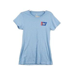 ELEVATE Women Cancer Society T-shirt Size SMALL(4-6) Cotton Blend Knit Casual